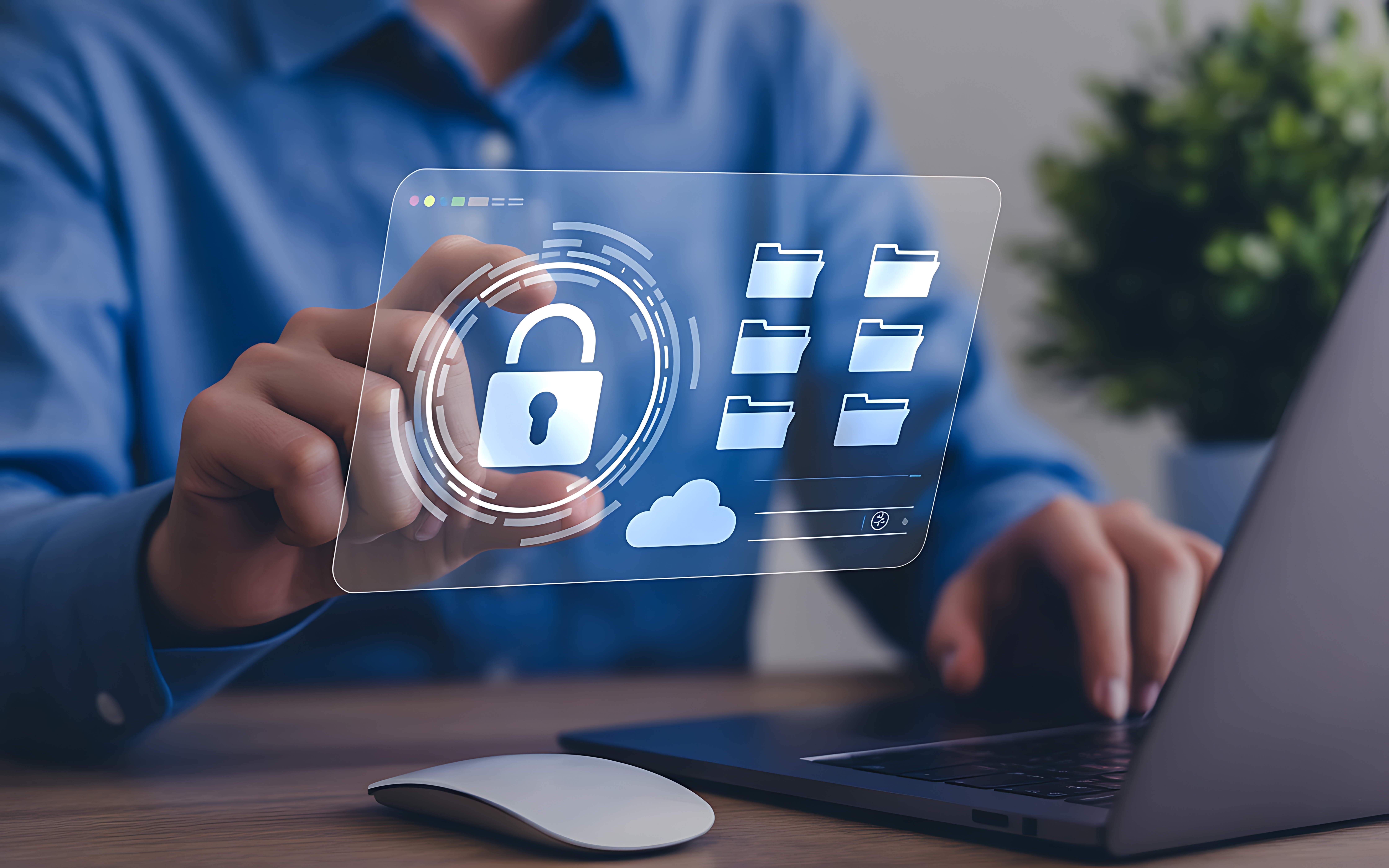 Data protection on a laptop